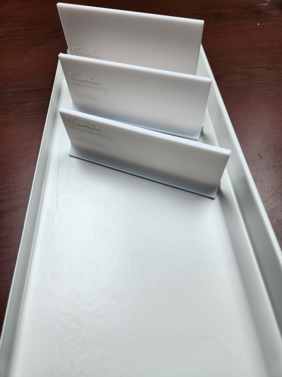 GripRx™ Retrofit Tapered Magnetic Pharmacy Shelf Divider