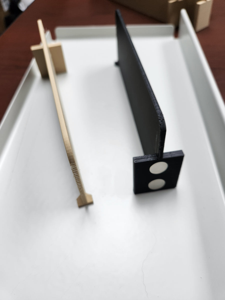 GripRx™ Magnetic T-Shelf Dividers – Retrofit Pharmacy Shelf Organizers