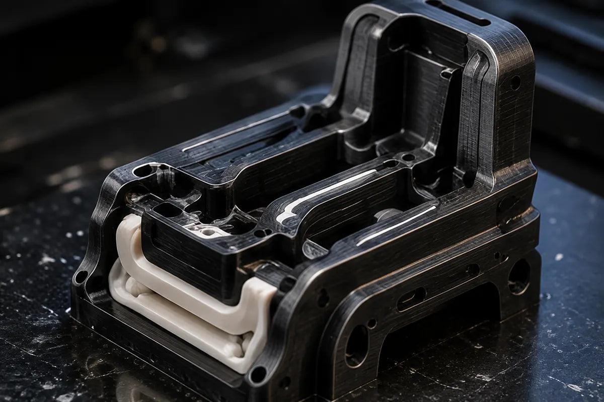 Multi-material fabricated parts